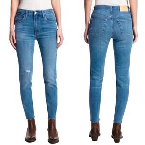 Frye Sienna Crop Skinny Cotton Stretch Jeans Size 27 Preppy Boho